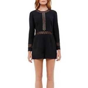 Ted Baker Leesa Black Cut Out Romper